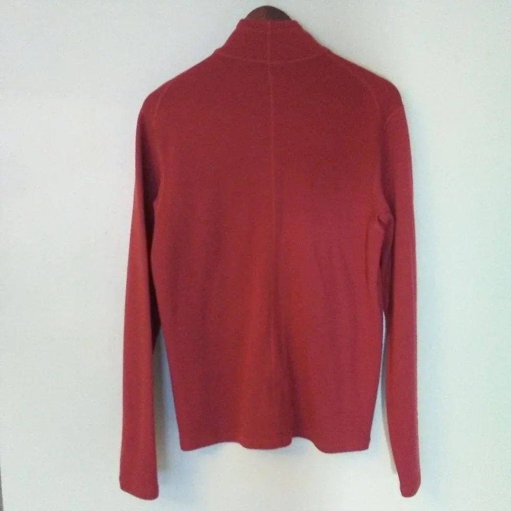 ibex Full Zip Up 100% Merino Wool Sweater Jacket Men's M_7
